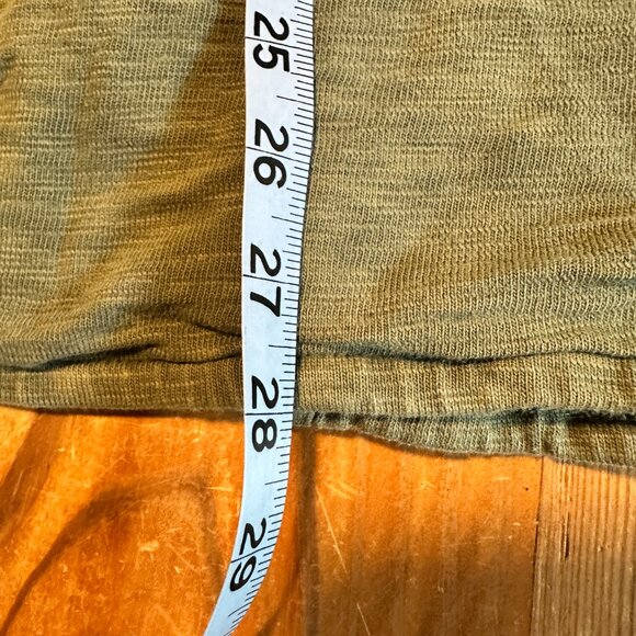 J Crew Knit Goods hybrid button down Size L in Olive Green - Picture 9 of 9